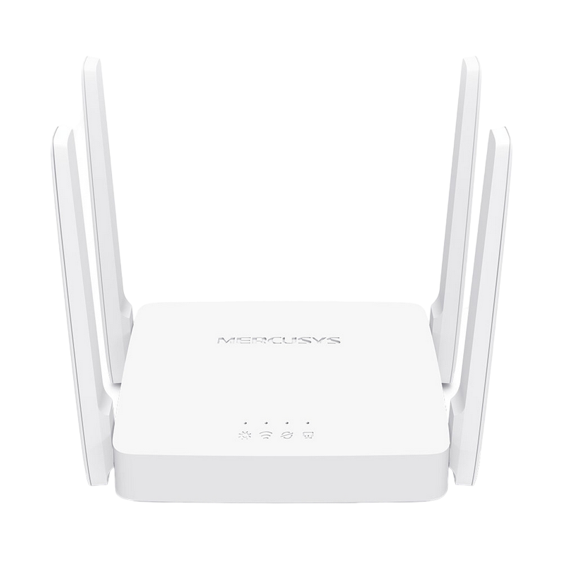 Wi-Fi AC Dual Band MERCUSYS Router, "AC10", 1200Mbps, MU-MIMO, 4x5dBi Antennas, 2xLAN Port