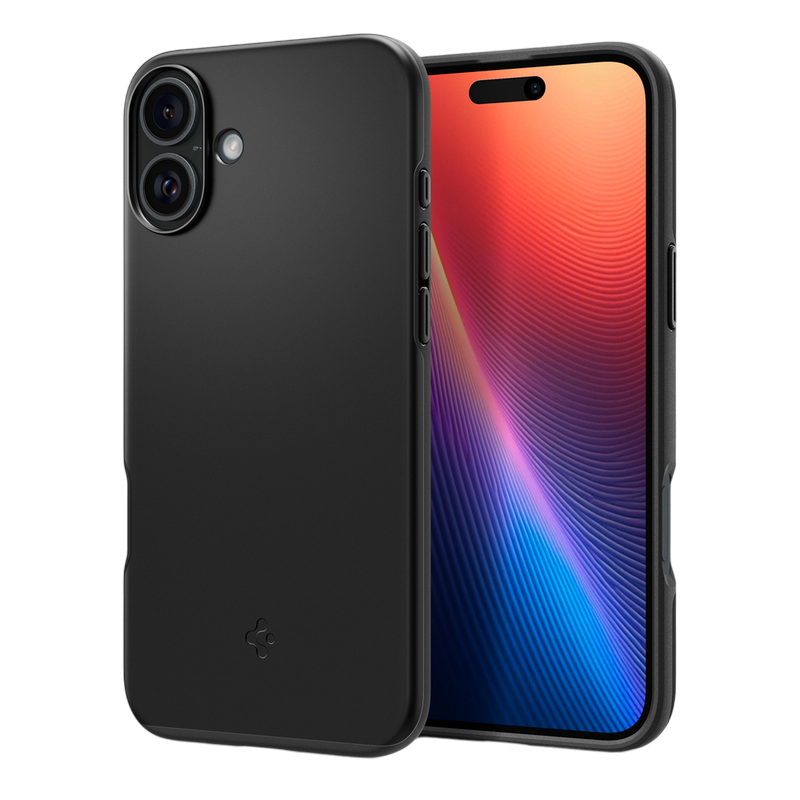 Spigen iPhone 16 Plus, Thin Fit Mag Magsafe, Black