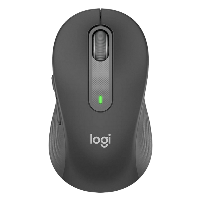 Wireless Mouse Logitech M650 Signature, 400-4000 dpi, 5 buttons, Ambidextrous, 101g., 1xAA, Bolt, 2.4Ghz+BT, Graphite