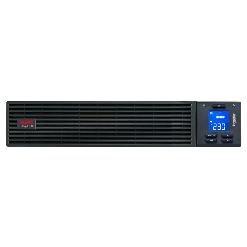 APC Easy UPS SRV1KRIRK-E 1000VA/900W, Rack2U, Sinewave ,Online, LCD, AVR, USB, RS232, Comm.slot, 3*C13, Railkit