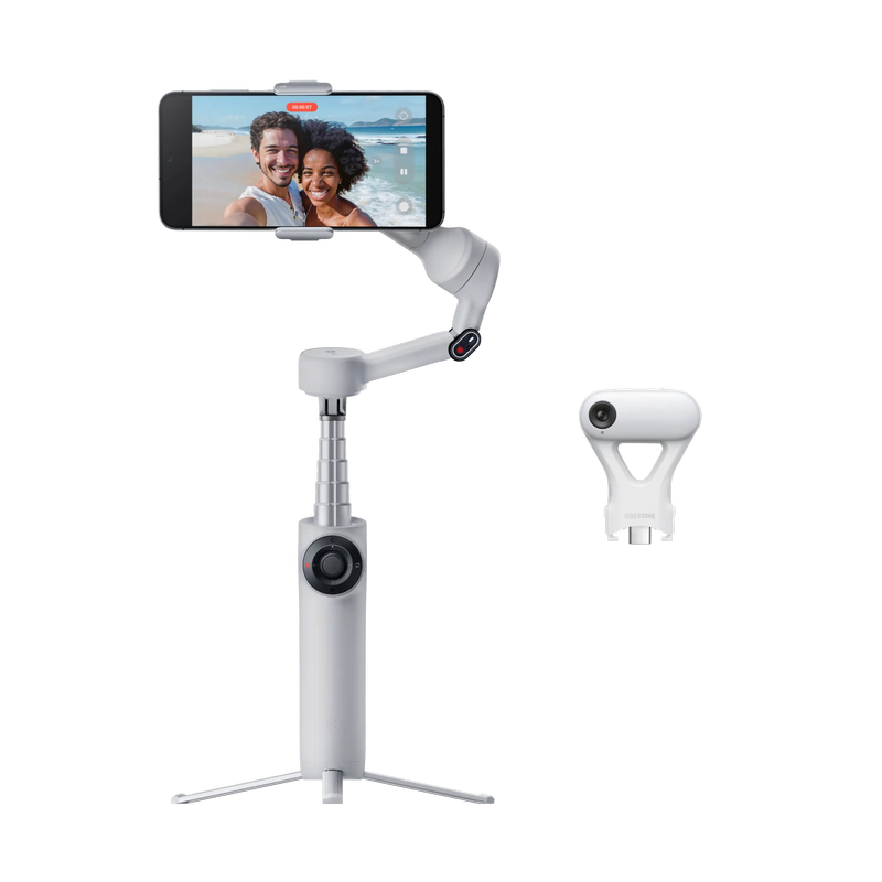 Stabilizator de Imagine Insta360 Flow 2 AI Tracking Module Kit Stone Gray