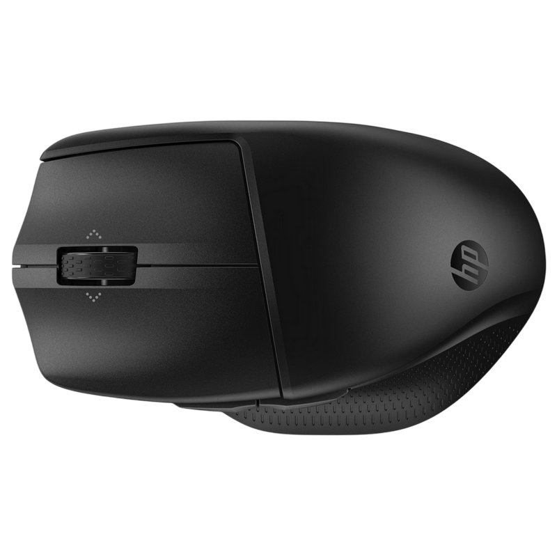 Wireless Mouse HP 480 Comfort, up to 4000 dpi, 7 buttons(6 prog.), Quiet, Multi-Device, Multi surface tracking, 4-way Scrolling, 88g., 1xAA, BT, Black