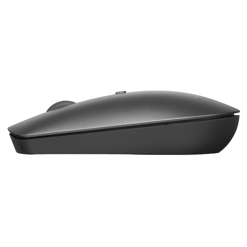 Wireless Mouse ThinkBook BT Silent, Multidevice, Ambidextrous, 800/1600/2400 dpi, 3 buttons, Blue Optical sensor, 61g., 1xAA, BT 5, Iron Grey