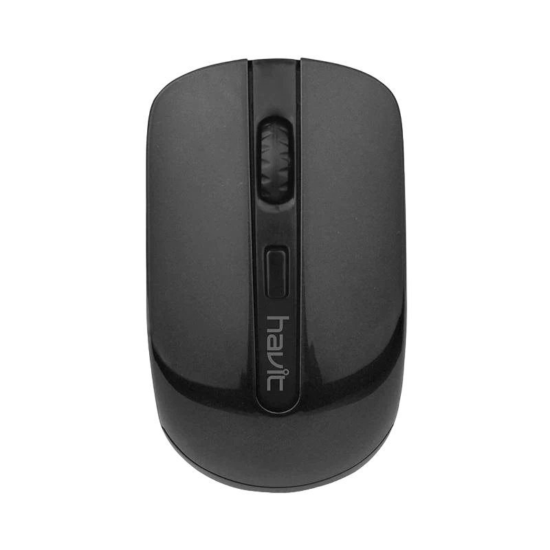Wireless Mouse Havit HV-MS989GT, 800-1600dpi, 4 buttons, Ambidextrous, 1xAA, 2.4Ghz, Black