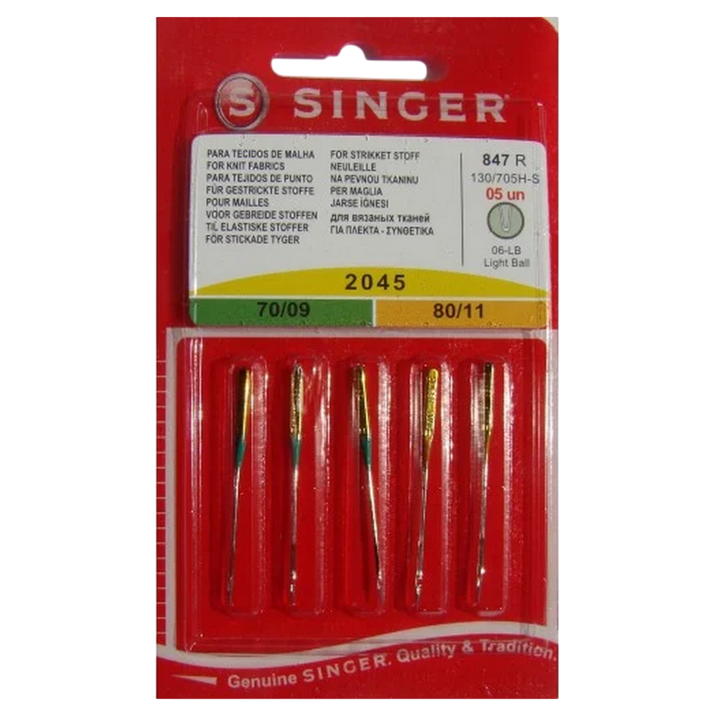 ACC Sewing Needles Set Singer 53001017 Nr.70/80 5 pcs.