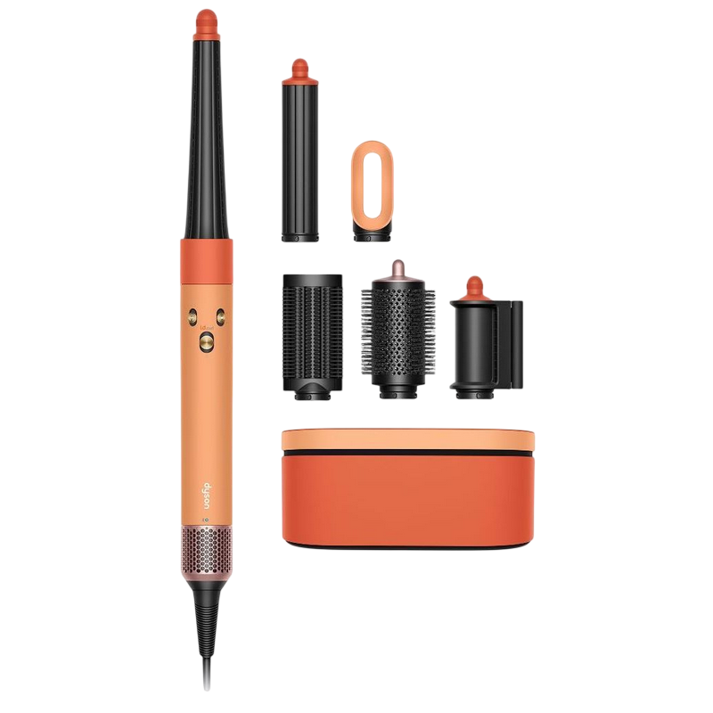 Hair Hot Air Styler set Dyson HS08 i.d. Multi-styler and dryer Straight+Wavy Ceramic apricot / Topaz (257389-01 )