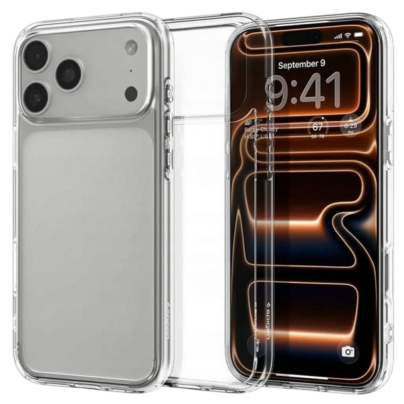Spigen Iphone 17 Pro, Ultra Hybrid, Crystal Clear