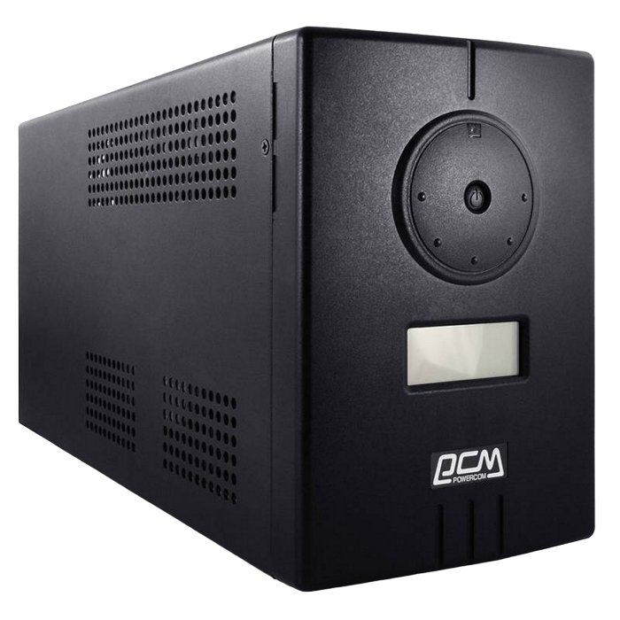 UPS PowerCom INF-3000 3000VA/1800W,36Vdc,10A max charge curr.,External Battery Only,2*Schuko Sockets