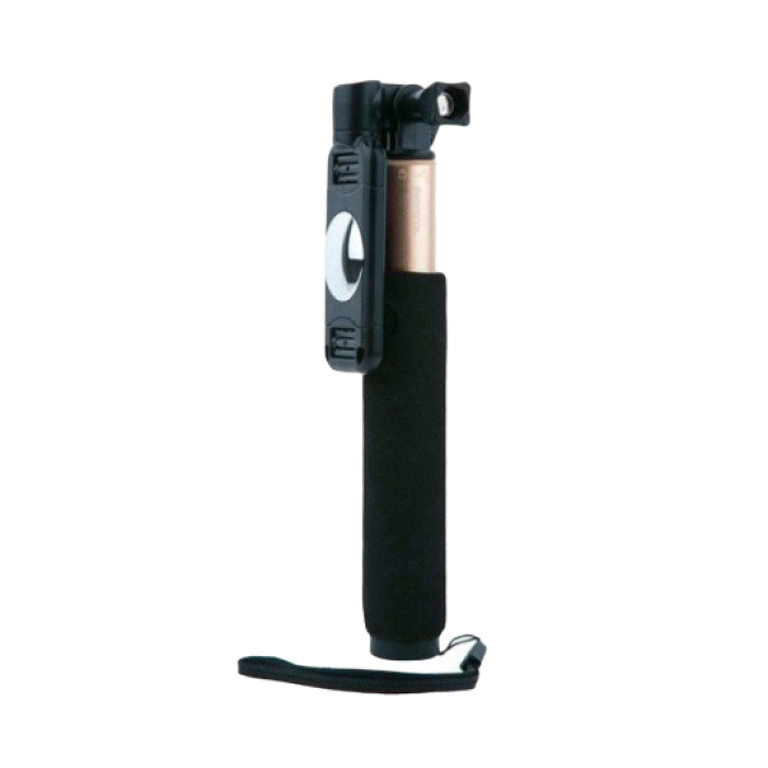 Remax Selfie stick P5, wired Gold