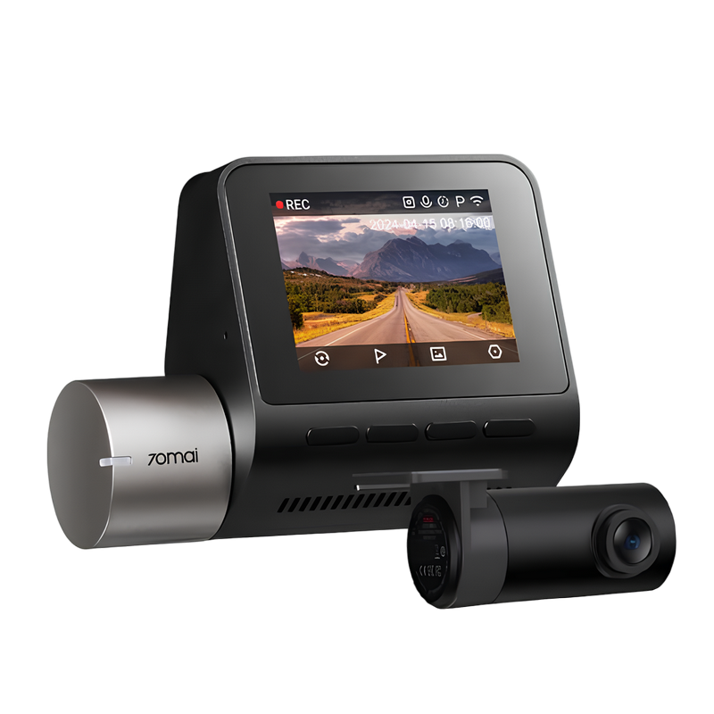 70mai Dash Cam A510 with RC11 Rear Cam, Black
