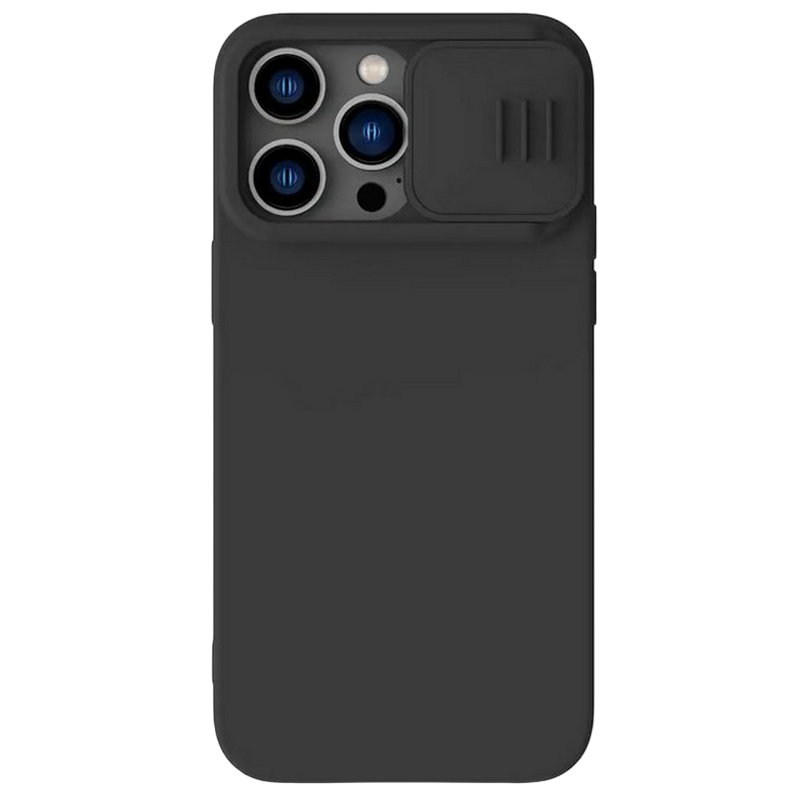 Nillkin Apple iPhone 14 Pro Max, CamShield Silky Magnetic Silicone Case, Elegant Black