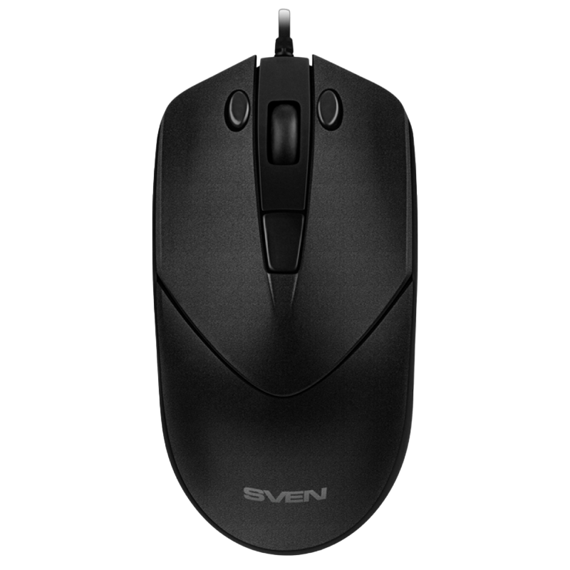 Mouse SVEN RX-95, 1000-4000 dpi, 6 buttons, Ambidextrous, 148g., 1.5m, USB, Black