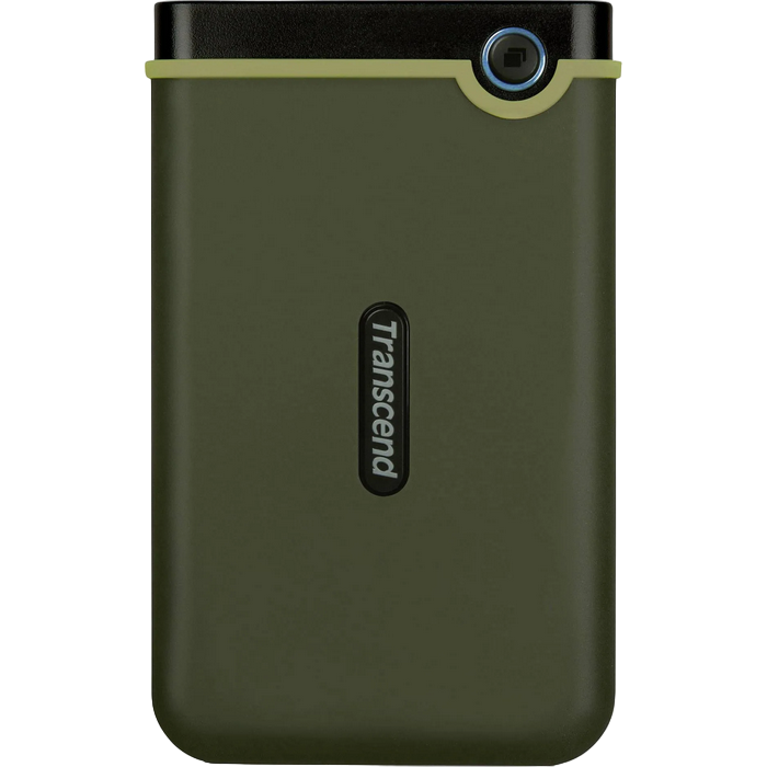 1.0TB (USB3.1) 2.5" Transcend "StoreJet 25M3G" Slim, Military Green, Rubber Anti-Shock, OT Backup