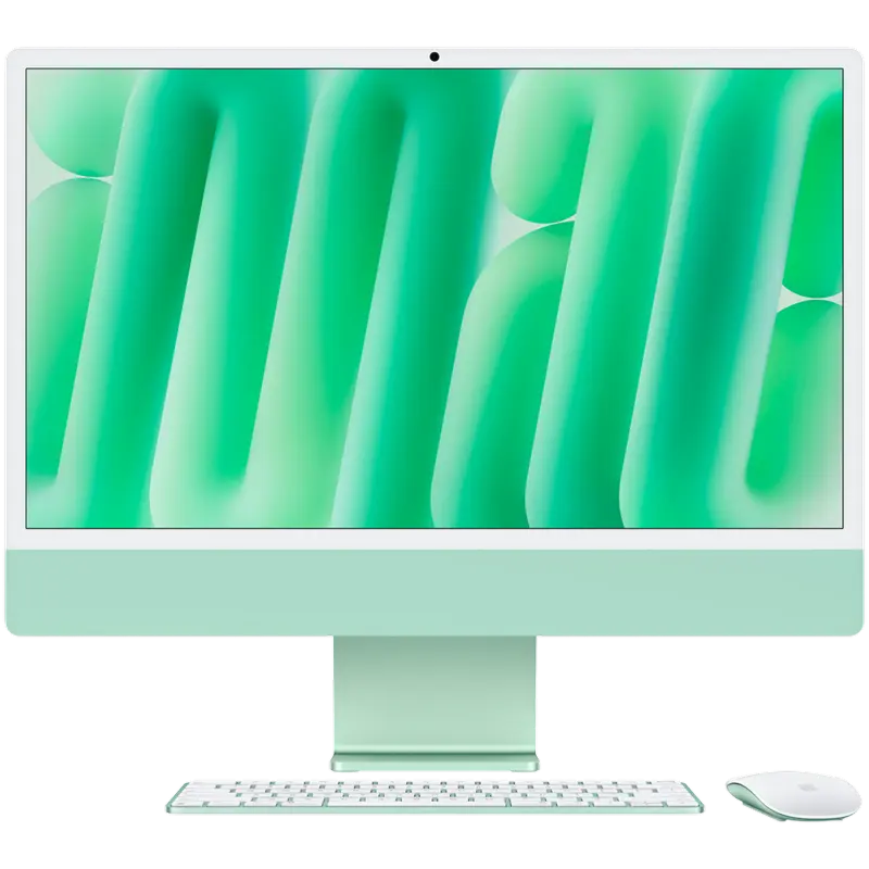 Apple iMac 24" MD2Q4RU/A Green (M4 10‑core CPU and 10‑core GPU, 24GB, 512GB SSD)