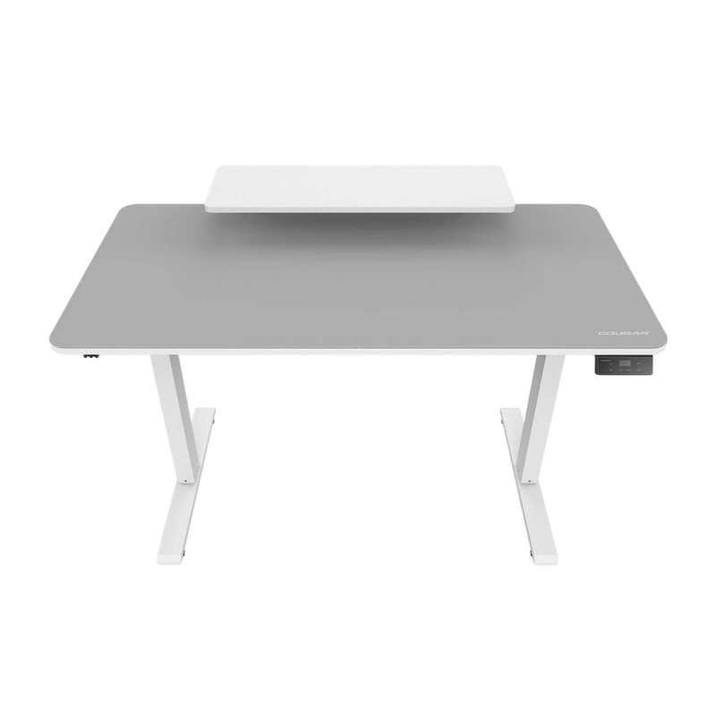 Gaming Electric Desk Cougar E-Star 120, Width 1200mm, Depth 600mm,Heigh 720-1170mm WHITE