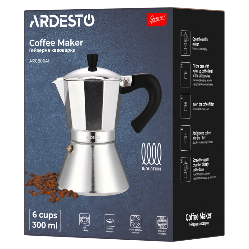 Coffee Maker ARDESTO AR0806AI Gemini