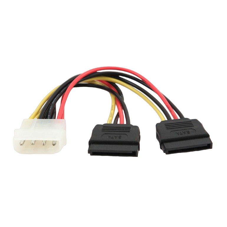 Cable Serial ATAx2 30 cm, Power, Cablexpert, CC-SATA-PSY-0.3M