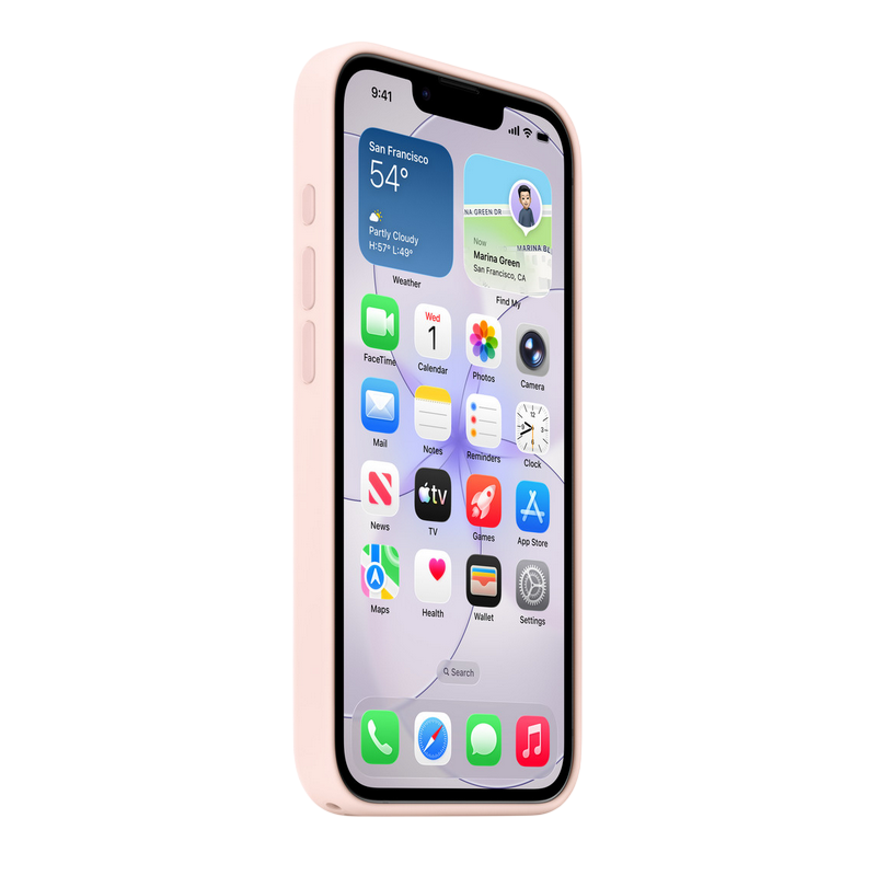 iPhone 17e Silicone Case with MagSafe- Soft Pink, ModelA3646