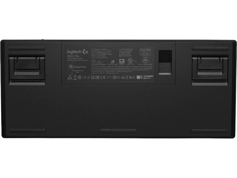 Gaming Wireless Keyboard Logitech G PRO X TKL, Mechanical, Tactile SW, PBT keycaps, Media сontrols, Volume roller, RGB, 2.4Ghz+BT, EN, Black