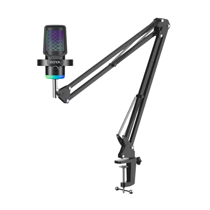 Podcast Microphone BOYA CastMic G40B, Black