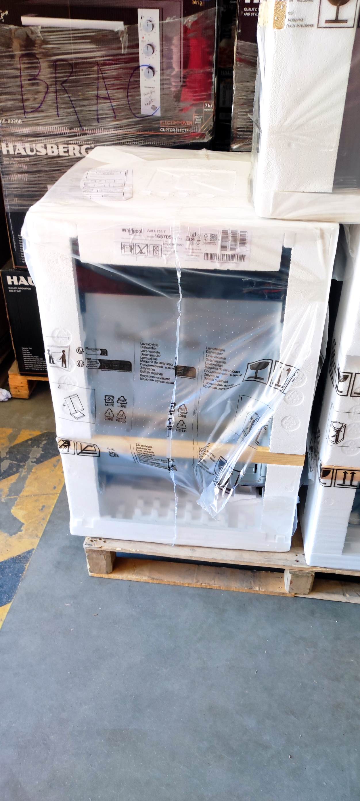 Уценка B Dish Washer/bin Whirlpool W8I HT58 T