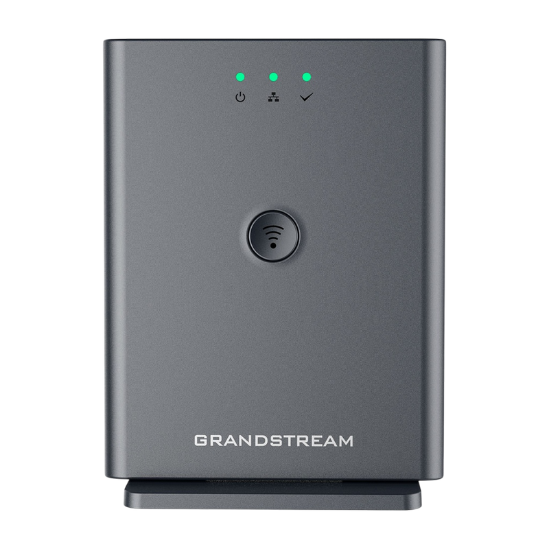 Grandstream DP755 DECT VoIP Base Station, 20 SIP, up to 10 Phones, Black