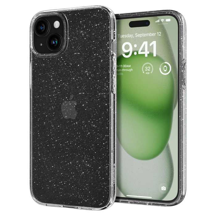 Spigen iPhone 15 Plus, Liquid Crystal, Glitter Crystal