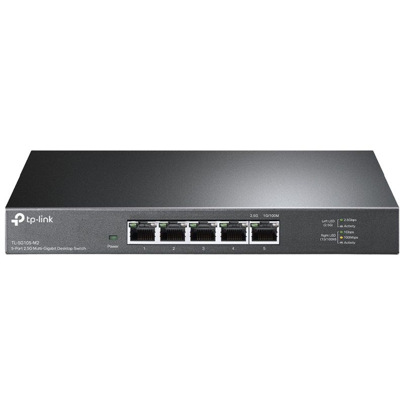 .5-port 10/100/2500Mbps Switch TP-LINK "TL-SG105-M2", steel case