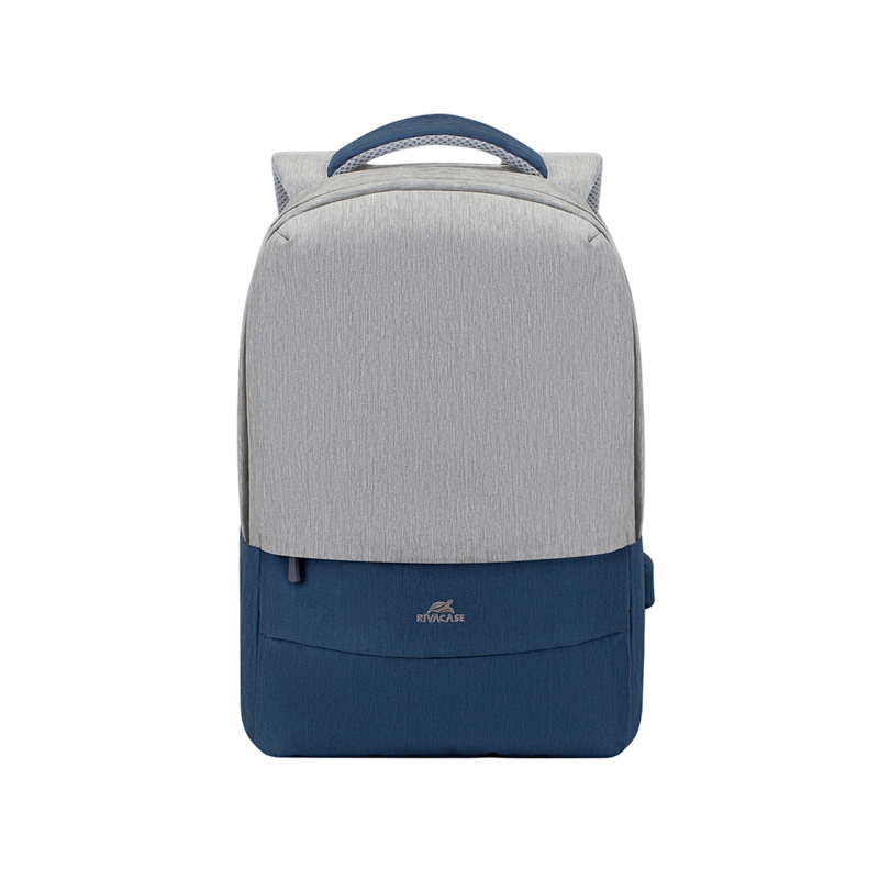 Backpack Rivacase 7562, for Laptop 15,6" & City bags, Gray/Dark Blue