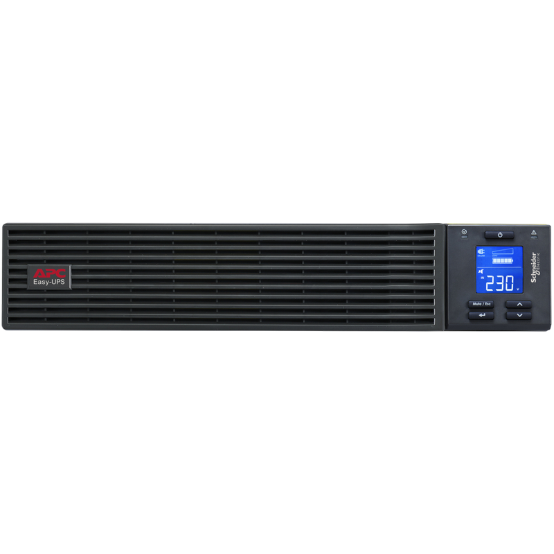 APC Easy UPS SRV3KRIRK-E 3000VA/2700W, Rack2U, Sinewave,Online, LCD,AVR, USB ,RS232, Comm.slot, 6*C13, Railkit