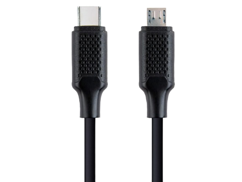Blister Type-C/MicroUSB, 1.5 m, Cablexpert, Black
