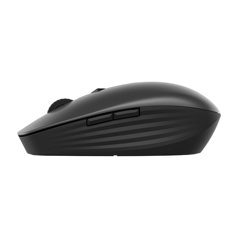 Wireless Mouse HP 710 Rechargeable Silent, Multi-Device, up to 3000 dpi, 7 buttons(6 prog.), Any surface, Ambidextrous, 86g., 2.4GHz/BT, Black