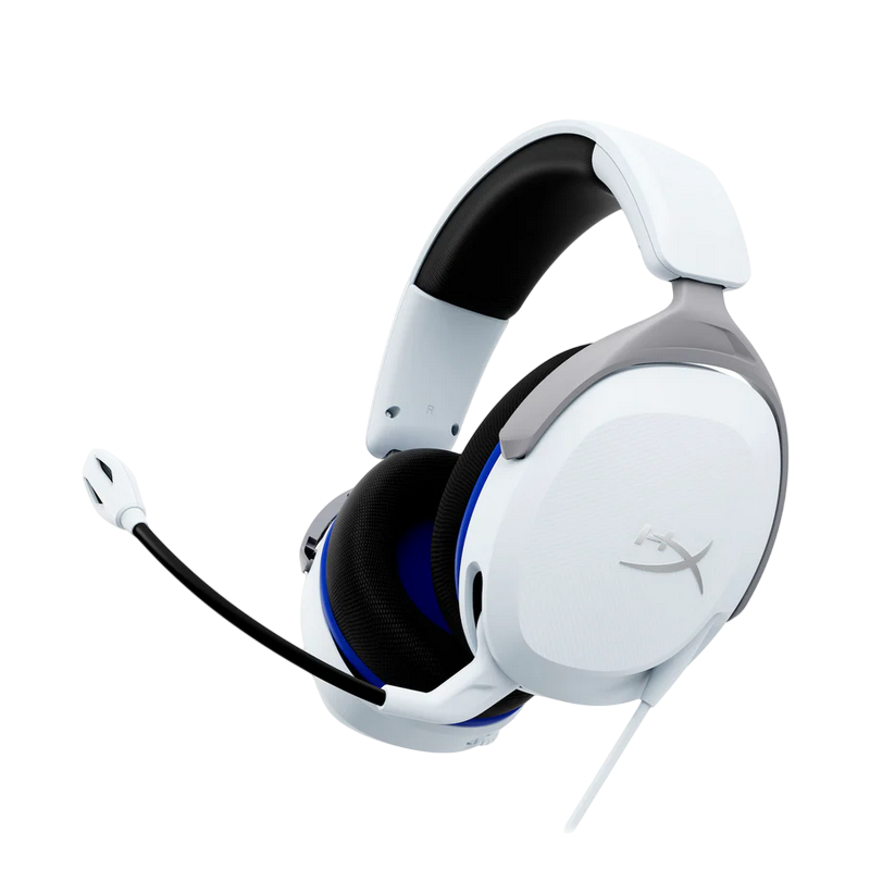 Gaming Headset HyperX Cloud Stinger 2 Core PS, 40mm driver, 32 Ohm, 10-25kHz, 95db, 272g, On-earcup control, Flip-to-mute, 1.3m, 3.5mm, White
