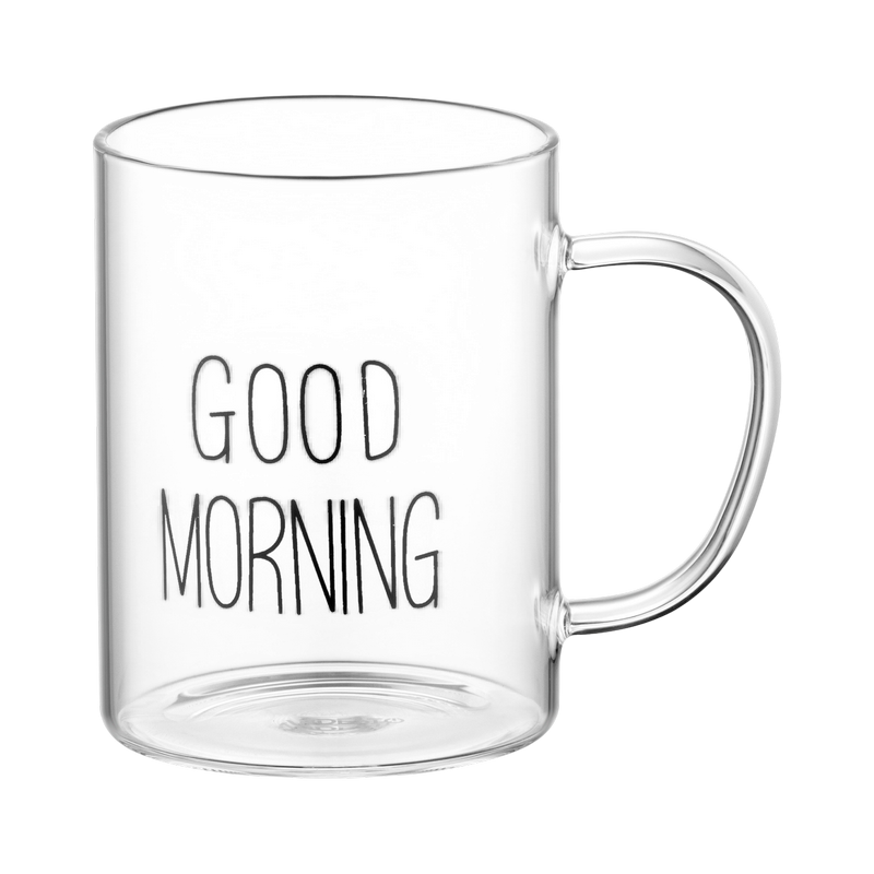 Glass cups Ardesto Good Morning Set 420 ml 2pcs, AR2642BMR