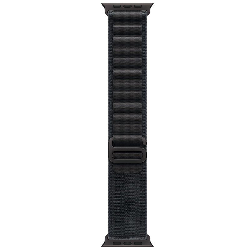 Apple Watch Ultra 3 GPS + Cellular, 49mm Black Titanium Case with Black Alpine Loop - Medium, MF0V4
