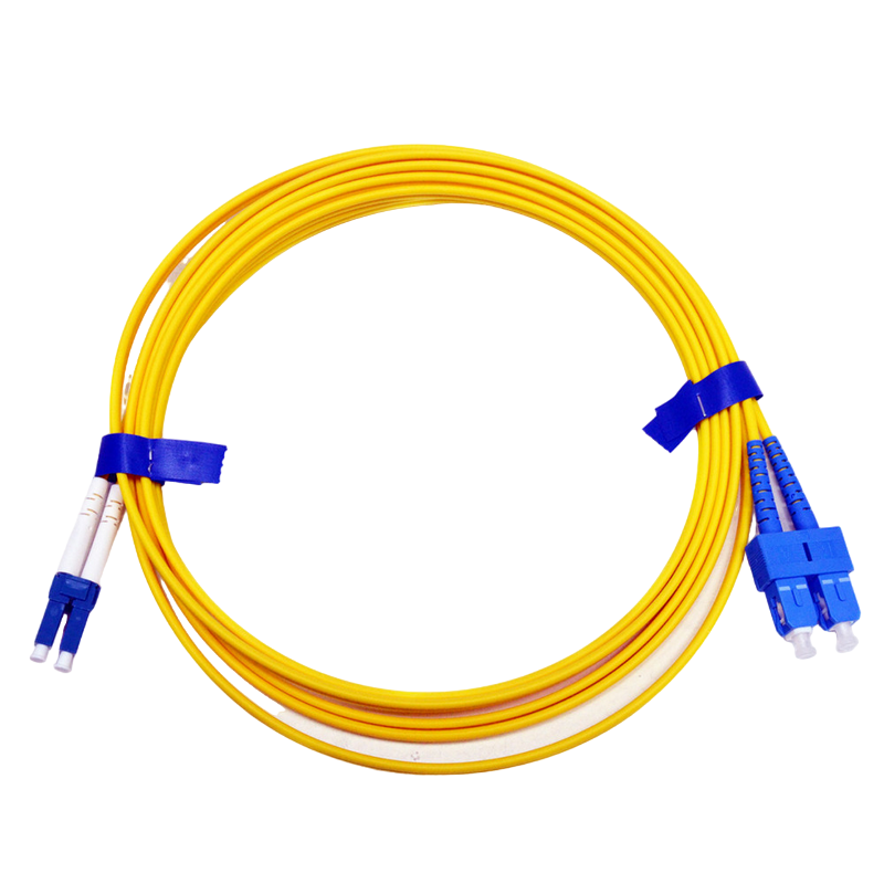 Fiber optic patch cords, singlemode duplex core SC-LC 3M, APC Electronic