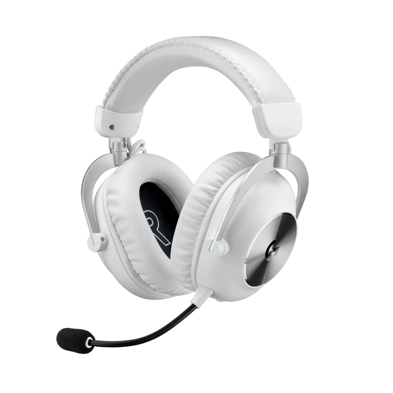 Gaming Wireless Headset Logitech G Pro X 2, 50mm driver, Neodymium magnet, 20-20kHz, 38 Ohm, 87.8dB, 345g, 50h, AI NR, Det.Mic, 3.5mm+2.4Ghz+BT, White