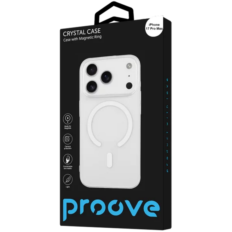 Proove Apple iPhone 17 Pro Max, Crystal Case with MagSafe, Briliance