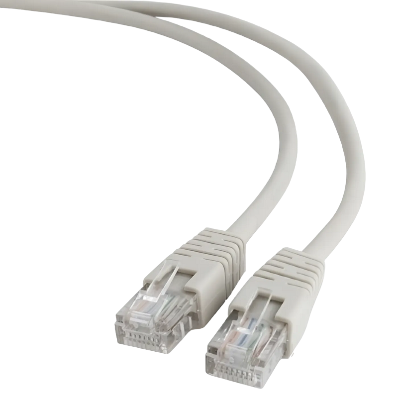 1 m, FTP Patch Cord Gray, PP22-1M, Cat.5E, Cablexpert, molded strain relief 50u" plugs