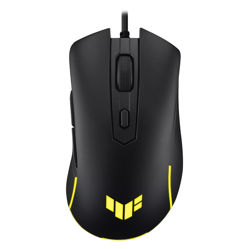Gaming Mouse Asus TUF Gaming M3 II, 8000 dpi, 6 buttons, 200 IPS, 30G, 59g, Ergonomic, Antibacterial, IP56, PTFE, RGB, 2m, USB, Black