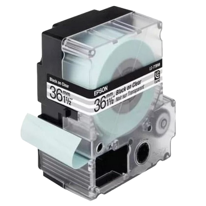 Tape Cartridge EPSON 36mm/9m Clear Blk/Clear, LC7TBN9 C53S628404