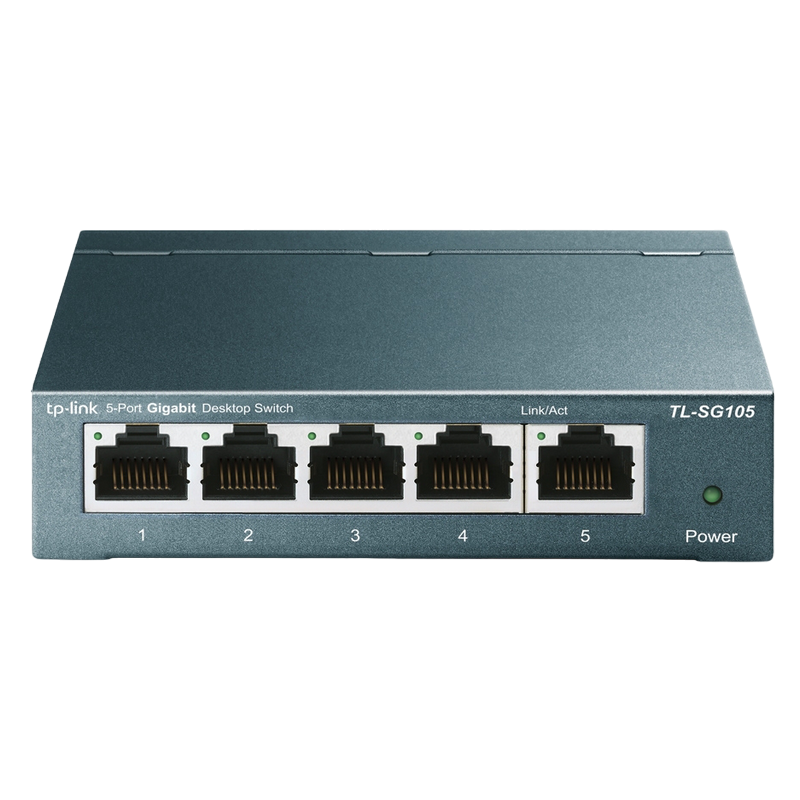 .5-port 10/100/1000Mbps Switch TP-LINK "LS105G", steel case