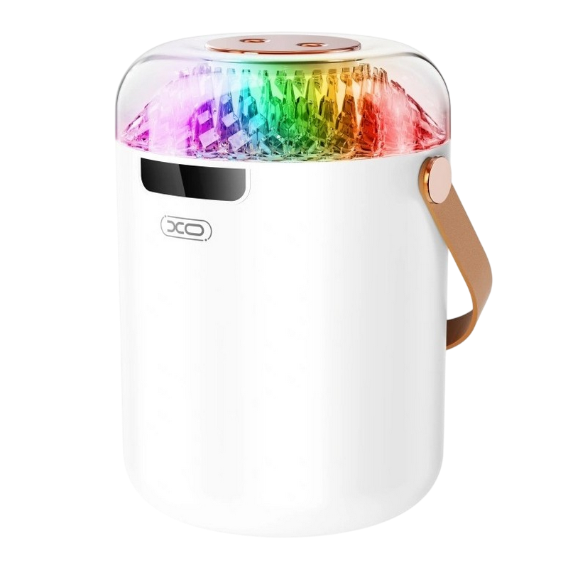 XO HF13 Dazzling Ambient Light Dual Jet Humidifier 400mAh, White