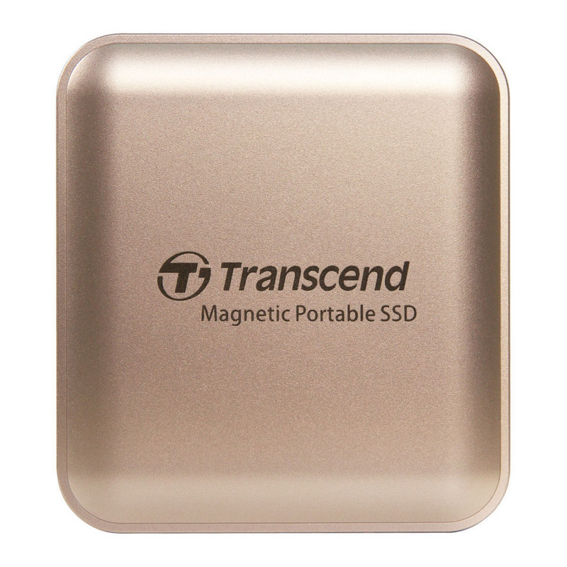 2.0TB Transcend Portable SSD ESD420 Rose Gold, USB-C 3.2 20Gbps (69.5x63x10mm, 48g, R/W:2000/2000 MB/s, Magnetic compatible wtih MagSafe)