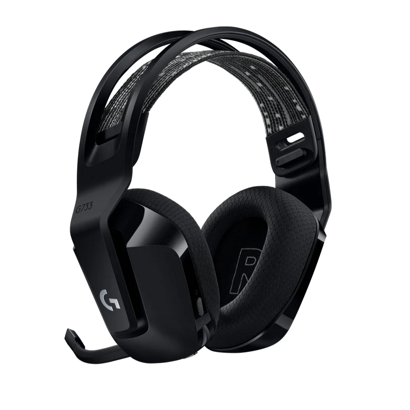 Gaming Wireless Headset Logitech G733, 40mm drivers, 20-20kHz, 39 Ohm, 87.5dB, 278g, 29h, BLUE VO!CE, Det.Mic, RGB, 2.4Ghz, Black