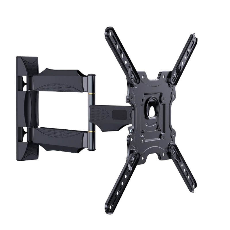 Wall Mount Gembird "WM-55ST-01" Black 32"-55" 32kg VESA:up 400x400, Wall dist:55-499mm ±90°,-5/+8°