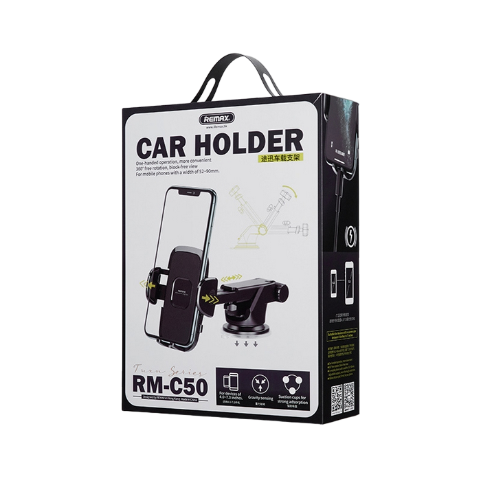 Suction Cup Car Holder Remax, RM-C50, Black