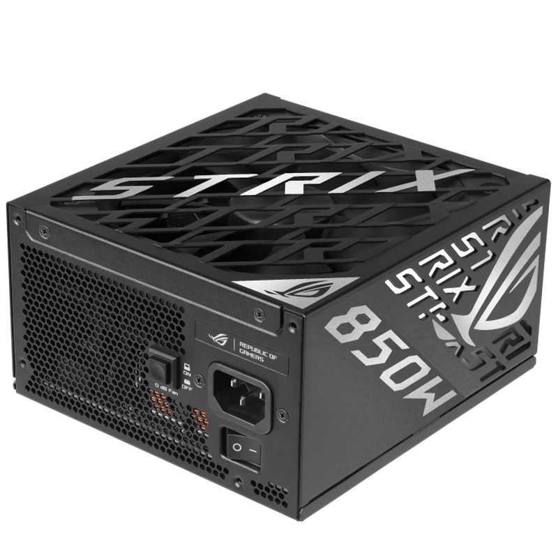 Power Supply ATX 850W ASUS ROG Strix Gaming, 80+ Platinum, 160mm, Active PFC, OPP/OVP/UVP/SCP/OCP/OTP, Fully Modular, Black