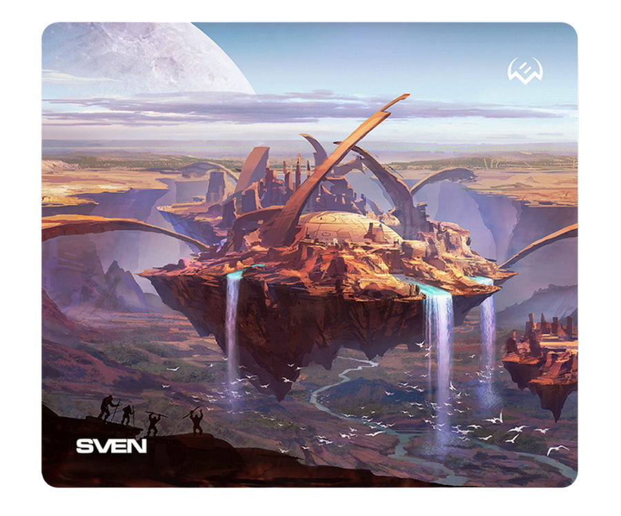 Gaming Mouse Pad SVEN MP-G03S, 230 x 200 x 2mm, Fabric surface, Rubberized base, Picture