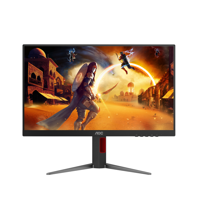23.8" AOC 24G4HA, Black, IPS, 1920x1080, 200Hz, AdaptiveSync+G-Sync, 0.5msMPRT, 300cd, HDR10, HDMI+DP, Spkrs, Pivot